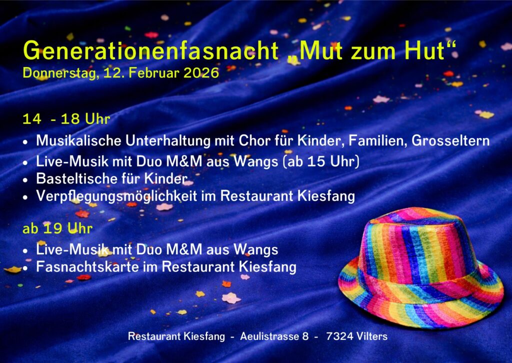 Flyer Fasnacht Novellas 2026